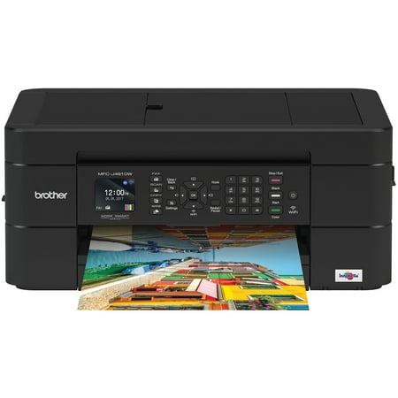 Brother Wireless All-in-One Inkjet Printer, MFC-J491DW, Multi-Function Color Printer, Duplex Printing, Mobile