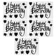 thumbnail image 1 of 5pcs creativo cumpleaños globo pegatinas de cumpleaños calcomanías decoración decoración pegatinas, 1 of 7