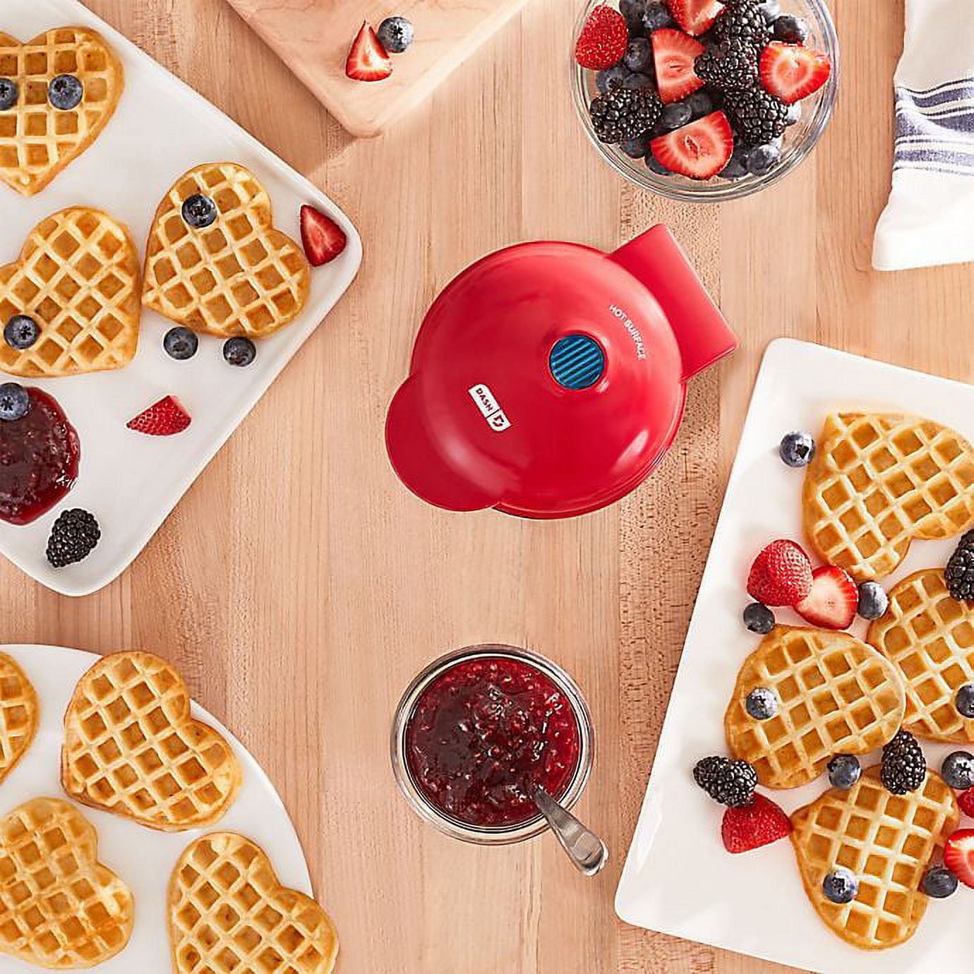 Buy NOHERA Mini Waffle Maker: Create Individual Waffles, Hash