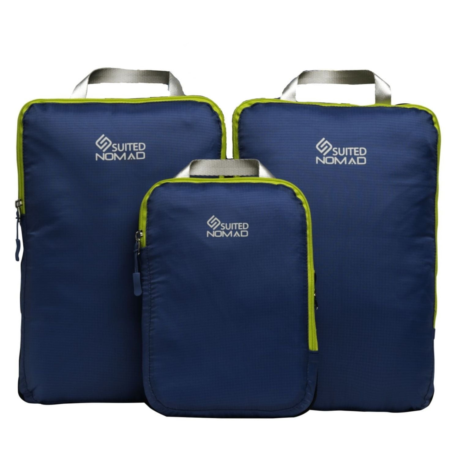 SUITEDNOMAD Compression Packing Cubes Set of 3, Ultralight Travel