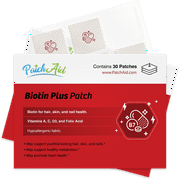Biotin Plus Vitamin Patch for Hair, Skin, and Nails by PatchAid Size: 1-Month Supply