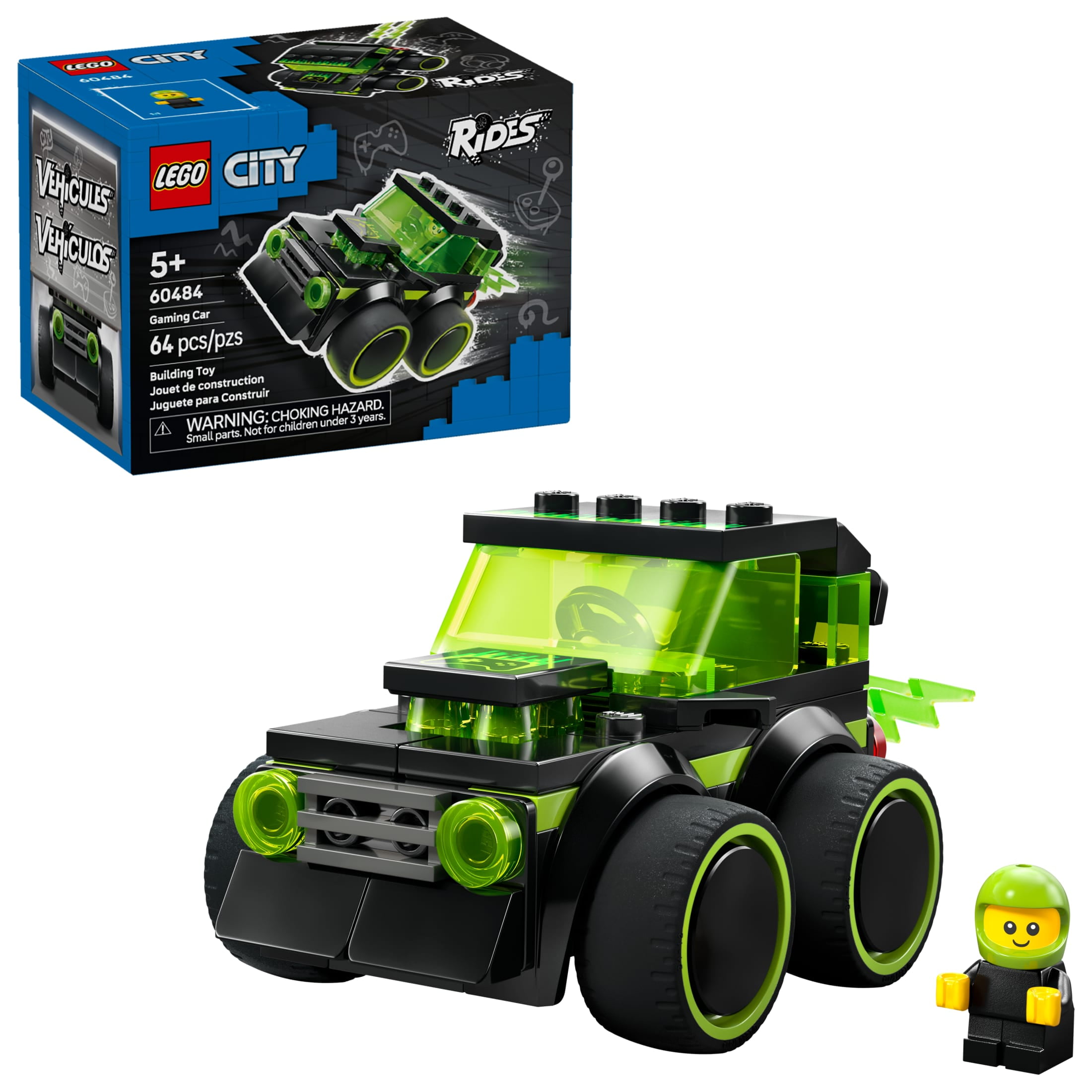 LEGO NINJAGO Kai's Ninja Race Car EVO, 2 in 1 Toy Set, Off Road or