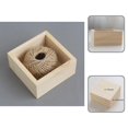 thumbnail image 1 of Primary Wooden Storage Box Rustic Square Versatile Mini Sundries Jewelry Boxes Household Supplies, 1 of 8