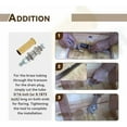 thumbnail image 4 of 1 inch Drain Tube Flaring Tool, 1" Flanging Tool Kit for Boat Transom with 3 x 1 inches Brass Drain Tube, 4 of 6