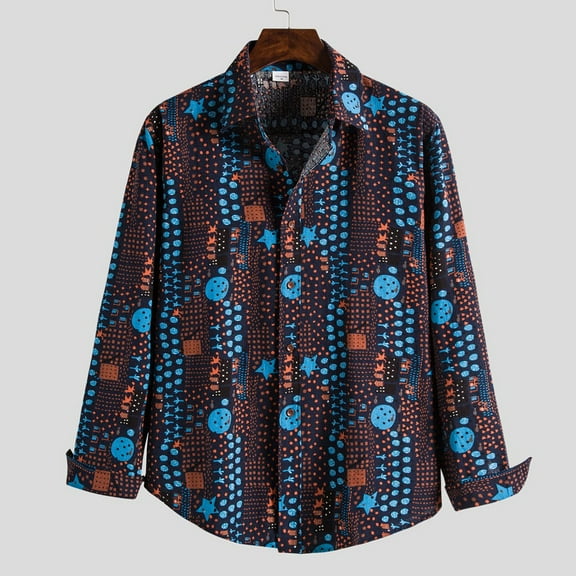 POTETI Mens Shirts Beach Linen Hawaiian Tropical Casual Short Sleeve Button Down Shirts