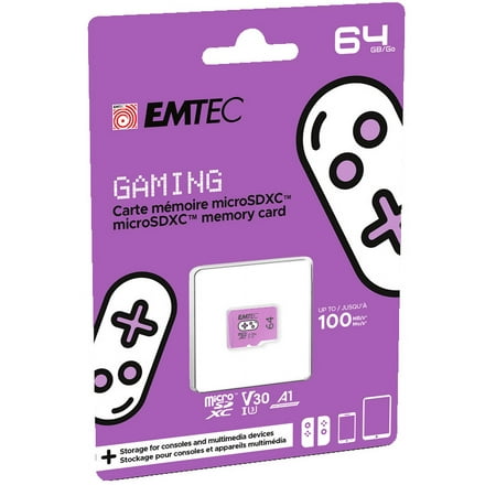 Image of Emtec 64GB Gaming MicroSD Card
