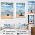 thumbnail image 4 of Designart "Chair Reverie Beach Photo" Nautical & Beach Floater Framed Wall Art Print, 4 of 7