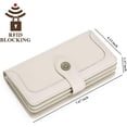 thumbnail image 4 of LAICAIW Women's Wallet Genuine Leather RFID Blocking Large Capacity Trifold Ladies Wallet, 4 of 6