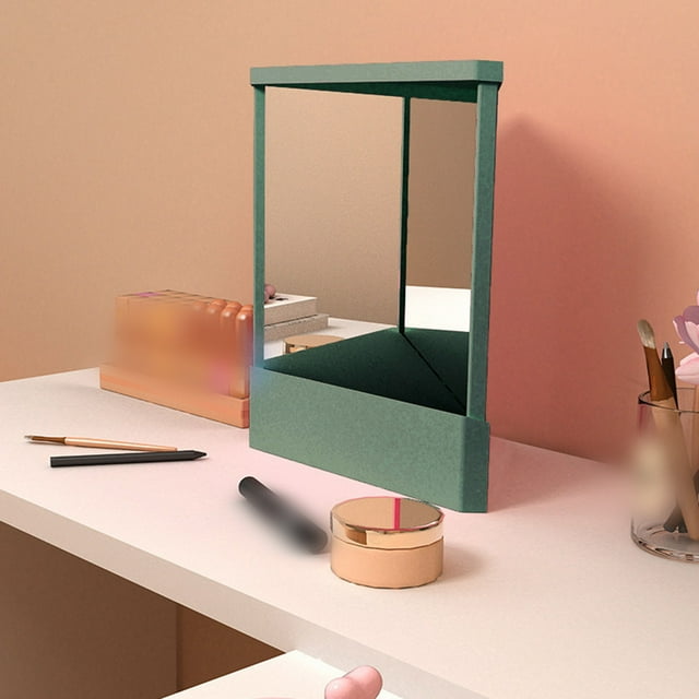 Hbdhejl Non Reversing Mi Rrors Glass Viewing Angle Selfs Hair Cutting Mi Rrors Precision True I Ma G E S Real Re Flection Slim Design For Makeup Vanity Beauty