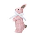 thumbnail image 4 of Almencla Bunny Figurine Mini Rabbit Statues Rabbit Sculpture Bunny Model Display Ornament Pink Standing, 4 of 8