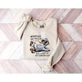 thumbnail image 1 of Funny Duck Whatever Life Throws At You Graphic Life Quote Sweatshirt, 1 of 4