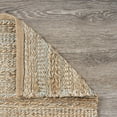 thumbnail image 4 of Ox Bay Interwoven Classic Organic Jute Area Rug, Spa Blue, 2' x 3', 4 of 7