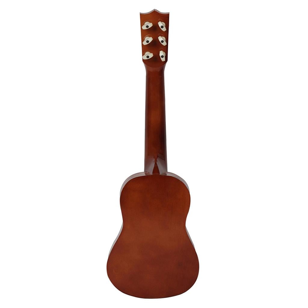 2 6-Strings Acoustic Folk Guitar for Beginners Novices Kids Musical - Coffee, 2