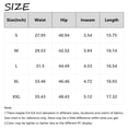 thumbnail image 3 of Bermuda Linen Shorts for Women High Waisted Casual Yoga Shorts Loose Summer Shorts with Pockets, XL, 3 of 5