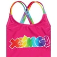 thumbnail image 4 of XOMG POP! Rainbow One Piece Bathing Suit Little Kid to Big, 4 of 5