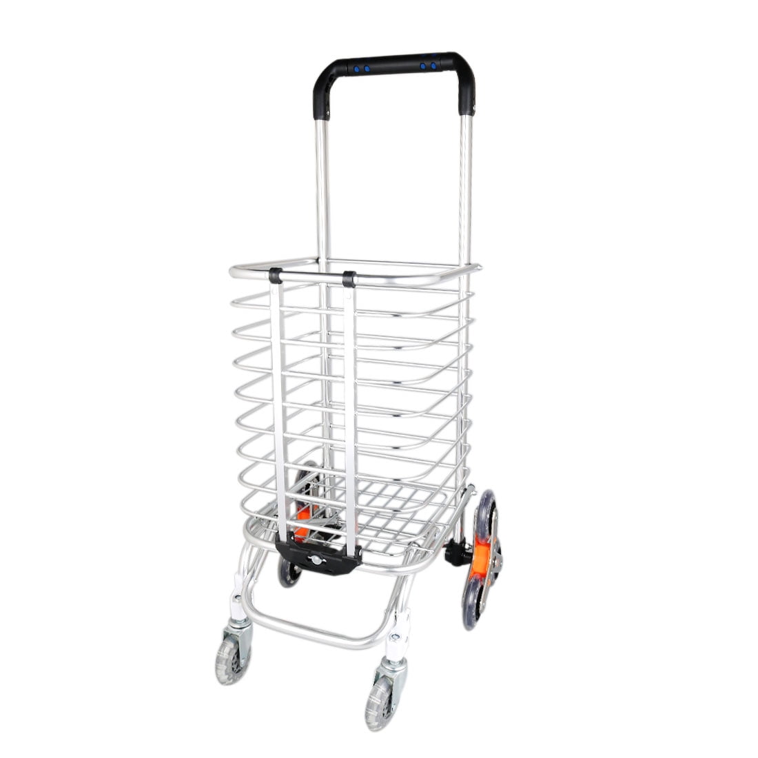 Details about   Shopping Cart Portable Utility Carts Folding Trolley Stair Climbing Cart+Wheels# 