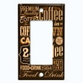 thumbnail image 6 of Metal Light Switch Plate Cover Cafe Diner Coffee Sign Brown COF030, 6 of 13