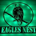 thumbnail image 4 of Handmadetneonsign American Eagle Metal Wall Art Light, Eagle Bird Metal Sign Wall Decor, Eagle Metal Decor, 4 of 5