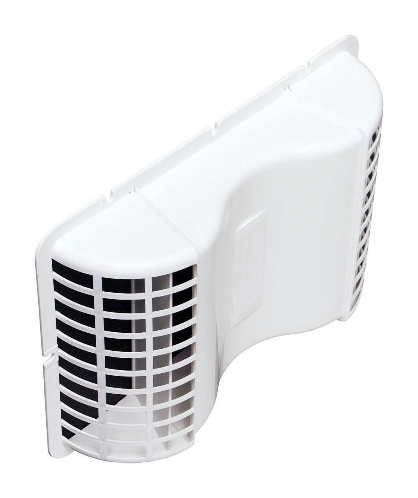 (2 pack) Deflect-O Undereave Vent 2-1/4 " H X 7 " W X 10-1/8 " L, 4-13/16 " White