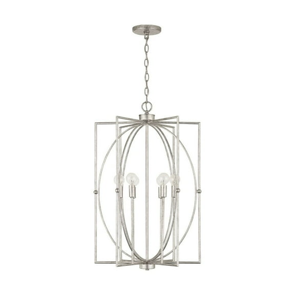 6 Light Foyer In Transitional Style 18.75 High By 29.5 Wide -Traditional Installation Capital Lighting 537961As