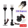 thumbnail image 2 of Marine Boat Yacht Stern Anchor Pure White LED Navigation Light All Round 360° DC 12V Waterproof Anchor Signal Light ,High Bright, 2 of 7