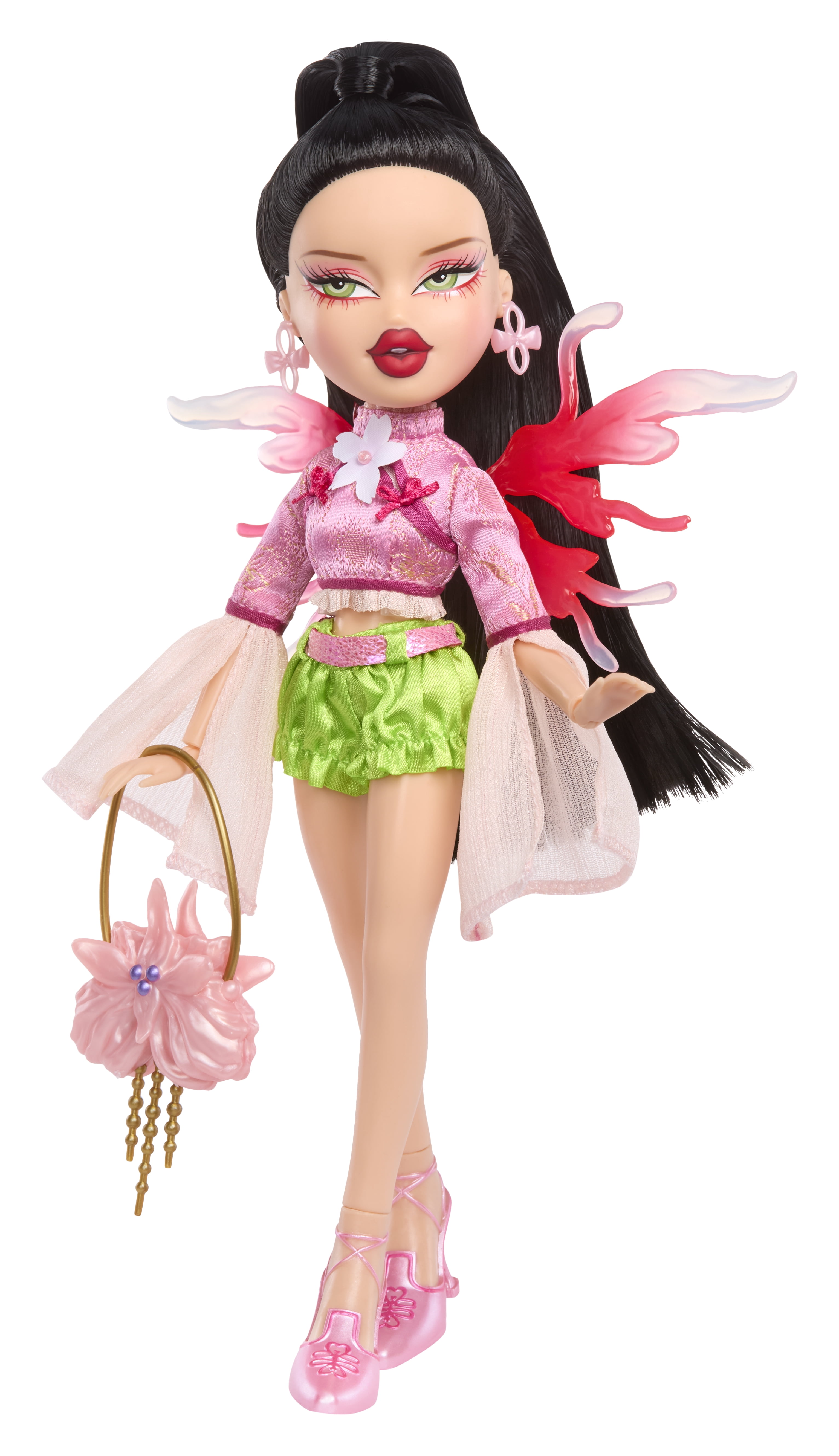 Bratz Fashion Pixiez Jade Collectible Fantasy Doll with Real Fashions and Accessories