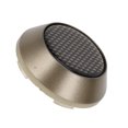 thumbnail image 1 of Tapa central de rueda Unique Bargains 65mm 1 pieza tono bronce con patrón de fibra de carbono marrón, 1 of 6