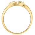 thumbnail image 2 of Pompeii 1/3CT Diamond Two Stone Forever Us Heart Ring in White, Yellow, or Rose Gold, 2 of 4