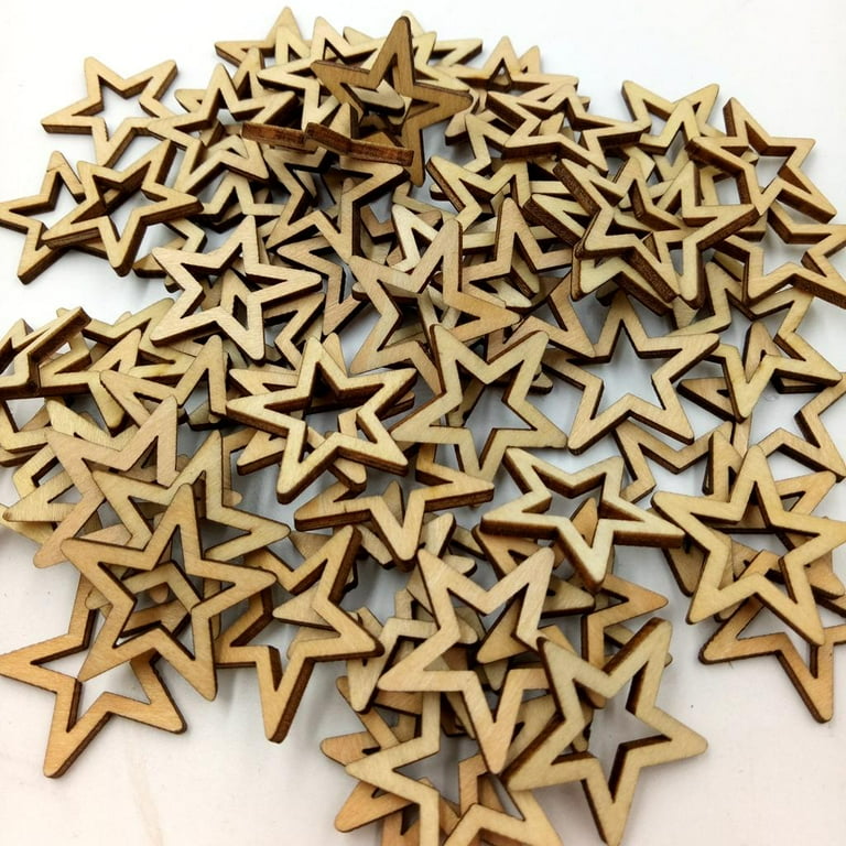 Small wooden best sale craft stars