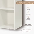 thumbnail image 5 of Mifurn 3-Tier Bookshelf Open Shelf Bookcase, White, 5 of 12