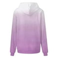 thumbnail image 4 of QUINDOS Womens Hoodies Sweatshirts for Women Casual Long Sleeve Gradient Color Crew Neck Pullover Tops, 4 of 4