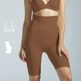thumbnail image 6 of Clearance! Hontri Shapewear Women's High Waisted Shaping Shorts Thigh Slimming Shaping Underwear Shapewear Tummy Control Coffee,S, 6 of 9