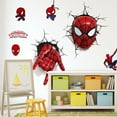thumbnail image 3 of superhero Breaking Through Wall Sticker Chilren Boys wall Decals Peel And Stickers for 3D superhero Walls Bedroom Living Room Home Décor( 15.7X23.7)inch, 3 of 9