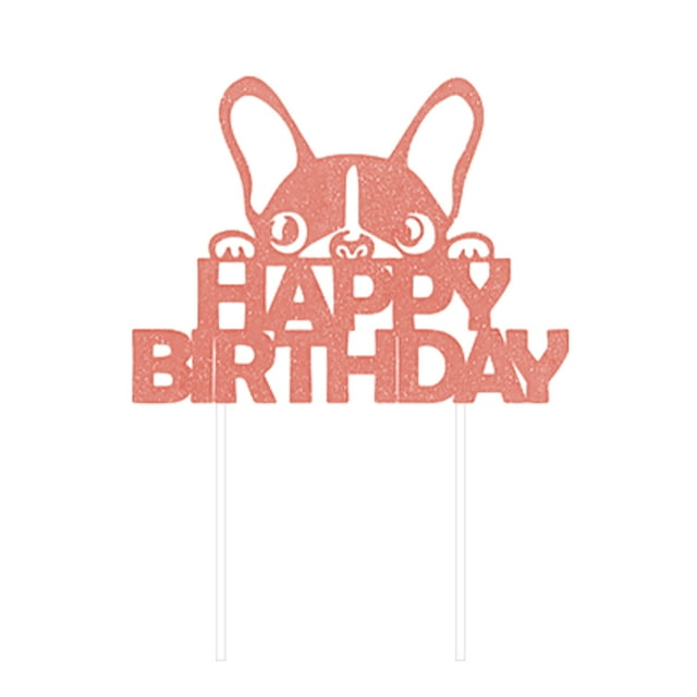 fastboy Happy Birthday Dog Pet Cake Plaque