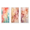 thumbnail image 2 of Designart "Enchanted Spills Orange Teal Elegance" Abstract Framed Wall Art Set Of 3 - Orange Abstract Frame Gallery Wall Set For Home Decor, 2 of 7