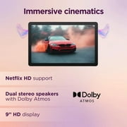 Lenovo Tab M9 9 HD Tablet, MediaTek Helio G80 Processor, 3GB RAM, 32GB eMMC + 128GB Memory Card, Android 12, Arctic Grey with Mazepoly Accessories