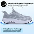 thumbnail image 6 of Artlea Wide Toe Box Shoes Mens Walking Shoes with Arch Support Plantar Fasciitis Walking Sneakers for Arch and Heel Pain Relief, Size 8, 6 of 7