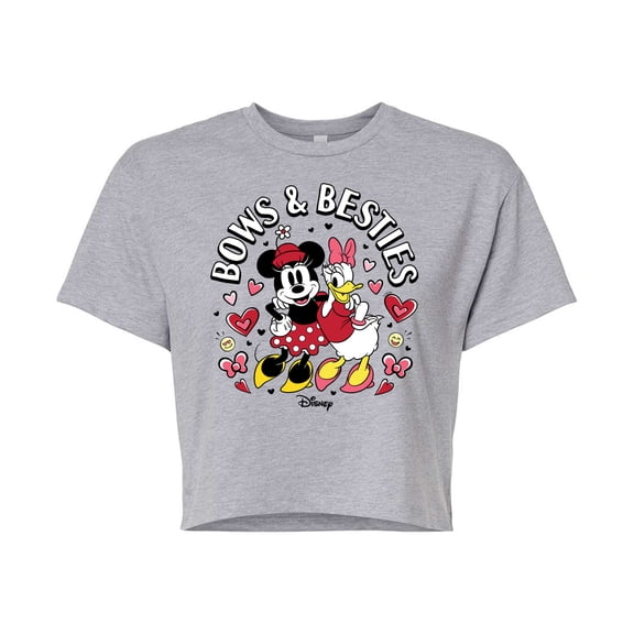 Disney - Bows And Besties Cropped Graphic T-Shirt