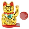 thumbnail image 2 of Solar Fortune Cat, Rotating Base, Bright Colors, Light Induction, Personal , for Home, Restaurant, Coffee Shop, 2 of 7