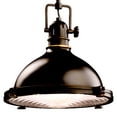 thumbnail image 2 of 2665OZ Kichler Lighting 1 light Pendant - with Vintage Industrial inspirations - 11 inches tall by 11.75 inches wide-Olde Bronze Finish, 2 of 2