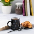thumbnail image 4 of Tasse en grès thym et table, 16 oz liq., feuille noire, 4 of 4