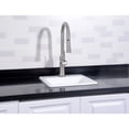 thumbnail image 2 of Gourmetier GCKTS15158 Towne 15" Cast Iron Self-Rimming Single Bowl Drop-In Kitchen Sink (1 Hole), White, 2 of 11