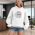 thumbnail image 2 of Hoodies Sweatshirt for Women Long Sleeve Hoodie Womens Hoodies Pullover Cute Hoodies White Hoodies Woman Women's Fall Jacket Women’S Clothing, 2 of 4