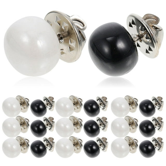 MasteelfCA 20 Pcs Boutons-Pression en Fausse Perle pour Couture Vêtements