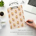 thumbnail image 5 of GZHJMY Cartoon Cake Clipboard A4 Standard Size Decorative Clipboard with Low Profile Metal Clip for Students Men Women Classroom and Office Whiteboard Clipboards, 5 of 7