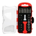 thumbnail image 2 of PEONAVET The Toolbox 30 Pcs / Ensemble de Bits/sockets / avec Poignée à Cliquet pour Bits, Réversible / 30 Pcs., 2 of 8