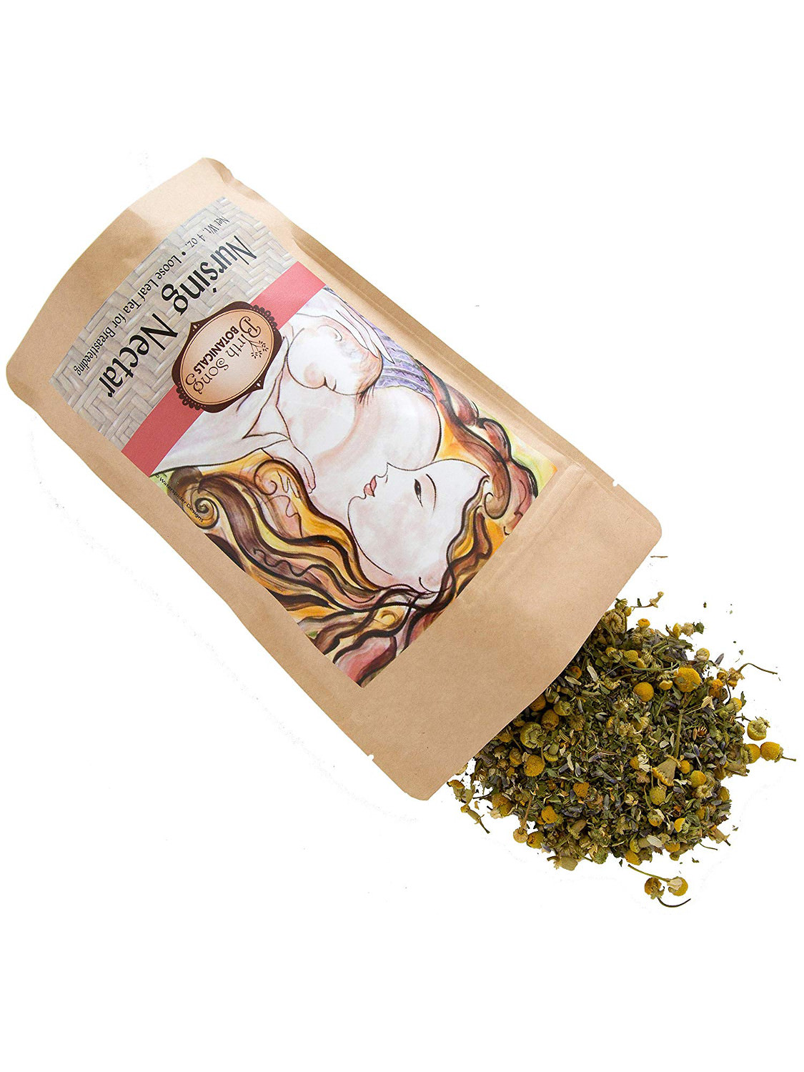 Birth Song Botanicals Organic Nursing Nectar Breastfeeding Tea for Healthy Lactation and Breastmilk Supply 40 Count