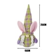 thumbnail image 5 of MXTPOV Plush Easter Gnomes Ornaments, Cute Long Ears Gnome Doll for Desk Decor, Easter Decorations, Easter Gifts for Kids, Spring Decor for Party, Home Decor, 5 of 5