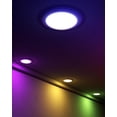 thumbnail image 3 of Lumary 15W Smart LED Flush Mount Disk Lights 5/6 Inch RGBWW WiFi Recessed Surface Mount Ceiling Lights Voice Control ETL Listed 1 Pack, 3 of 9