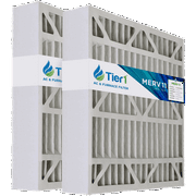 Tier1 19x20x4-1/4 Merv 11 Replacement for Carrier AC Furnace Air Filter 2 Pack